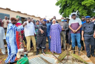 Pluies diluviennes sur Bamako: Le Colonel Assa Badiallo TOURE, exprime la compassion du gouvernement aux sinistrés