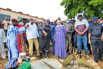 Pluies diluviennes sur Bamako: Le Colonel Assa Badiallo TOURE, exprime la compassion du gouvernement aux sinistrés