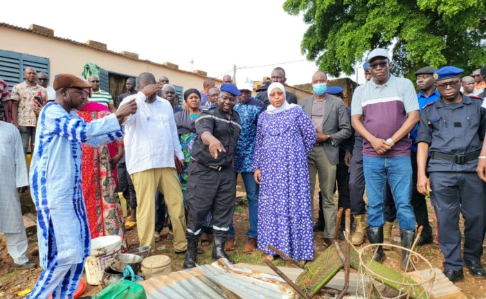 Pluies diluviennes sur Bamako: Le Colonel Assa Badiallo TOURE, exprime la compassion du gouvernement aux sinistrés